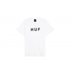 Huf Essentials Og Logo S-S Tee T-Shirt (TS01752 WHITE)