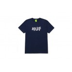 Huf Fixed It S-S Tee T-Shirt Ανδρικό (TS01820 NAVY)