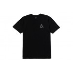 Huf Set Tt S-S Tee T-Shirt Ανδρικό (TS01953 BLACK)