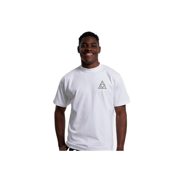 Huf Set Tt S-S Tee T-Shirt Ανδρικό (TS01953 WHITE)