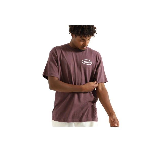 Huf Cousin Of Death S-S Tee T-Shirt Ανδρικό (TS02082 EGGPLANT)