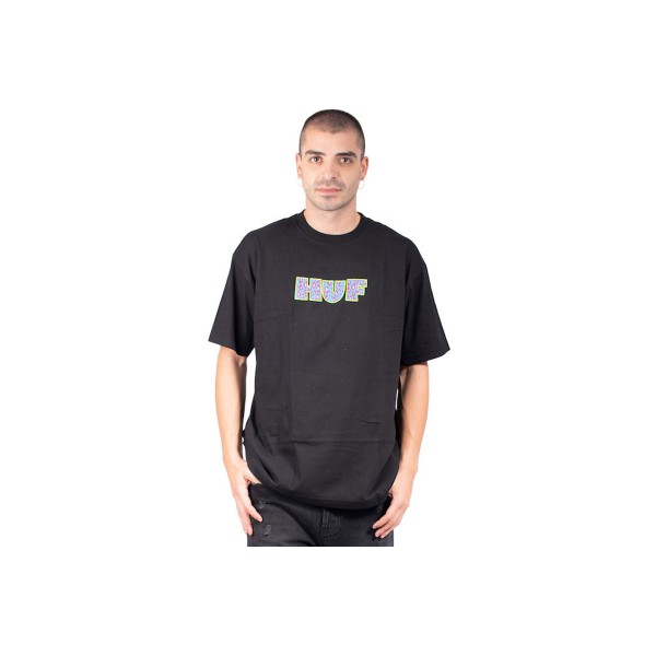 Huf Cheata S-S Tee T-Shirt Ανδρικό (TS02086 BLACK)