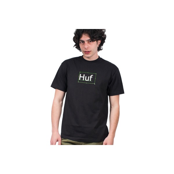 Huf Deadline S-S T-Shirt Ανδρικό (TS02192 BLACK)