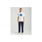 Huf H Class Emblem Ανδρικό Κοντομάνικο T-Shirt Λευκό
