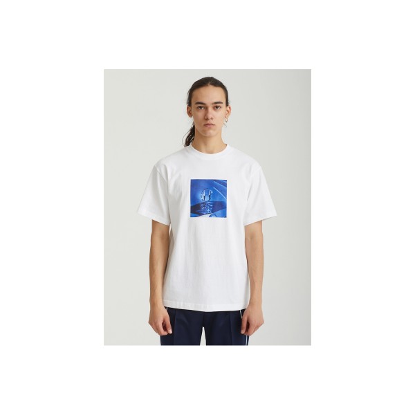 Huf H Class Emblem S-S T-Shirt Ανδρικό (TS02303 WHITE)