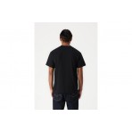 Huf Big Block Ανδρικό Κοντομάνικο T-Shirt Μαύρο