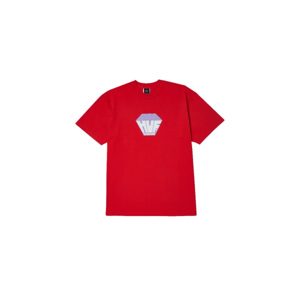Huf Big Block S-S T-Shirt Ανδρικό (TS02396 TOMATO)