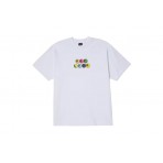 Huf Lucky Ανδρικό Κοντομάνικο T-Shirt Λευκό