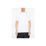 Huf Desktop Ανδρικό Κοντομάνικο T-Shirt Λευκό