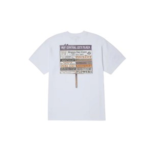 Huf Plaza S-S T-Shirt Ανδρικό (TS02402 WHITE)