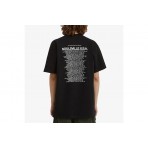 Huf X Stax Soulsville USA Ανδρικό Κοντομάνικο T-Shirt Μαύρο