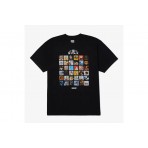 Huf X Stax Soulsville USA Ανδρικό Κοντομάνικο T-Shirt Μαύρο