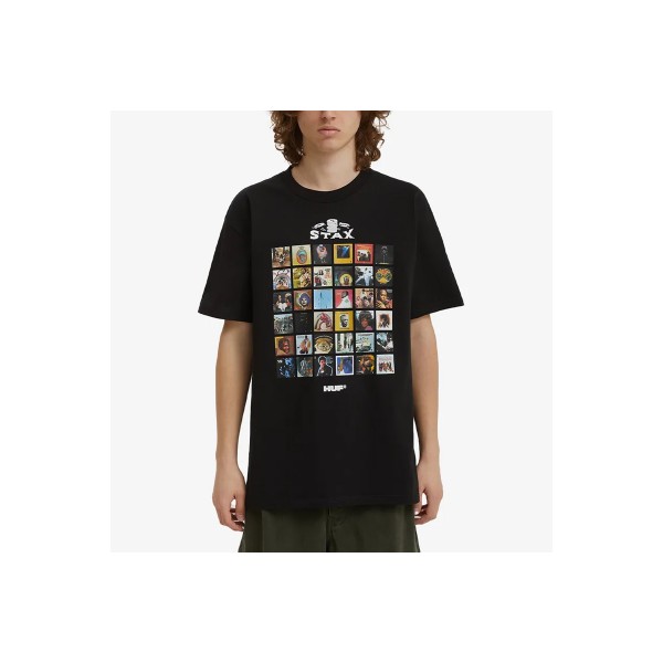 Huf X Stax Soulsville Usa S-S T-Shirt Ανδρικό (TS02406 BLACK)