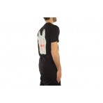 Huf Merida Ανδρικό Κοντομάνικο T-Shirt Μαύρο