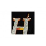 Huf Big H Ανδρικό Κοντομάνικο T-Shirt Μαύρο