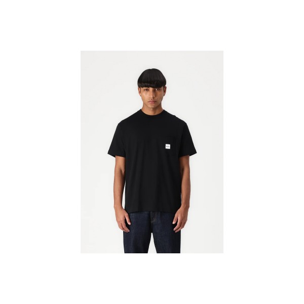 Huf Set Box Logo S-S Poc T-Shirt Ανδρικό (TS02419 BLACK)
