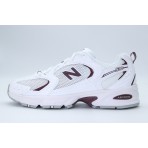 New Balance 530 Unisex Sneakers Λευκά, Μπορντό