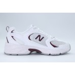 New Balance 530 Unisex Sneakers Λευκά, Μπορντό
