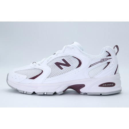 New Balance 530 Unisex Sneakers Λευκά, Μπορντό