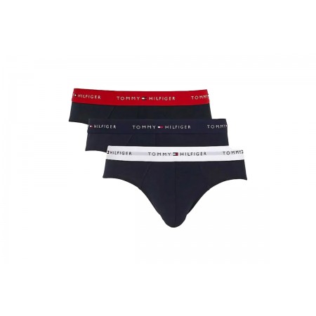 Tommy Jeans 3P Brief Wb Εσώρουχο Σλιπ 3-Τεμάχια 