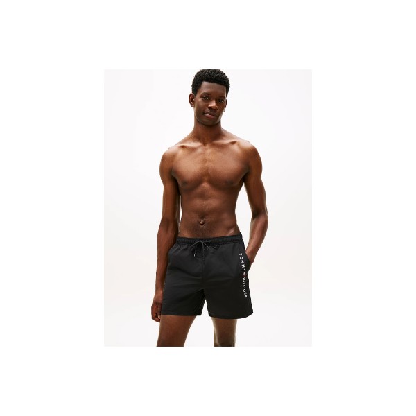 Tommy Jeans Original Logo Mid Length Μαγιό Σορτς Ανδρικό (UM0UM03748 BDS)
