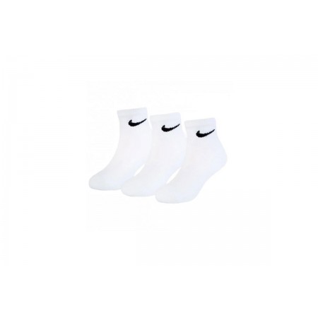 Nike Cushioned Παιδικές Κάλτσες Λευκές 3 Ζευγάρια