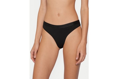 Tommy Jeans Tonal Repeat Logo Waistband Εσώρουχο String Γυναικείο (UW0UW06260 BDS)