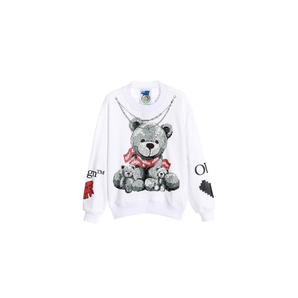 Mwm Teddy Capsule Sweatshirt Μπλούζα Με Λαιμόκοψη (VD063161439 WHITE)