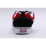 Vans Knu Skool Ανδρικά Χαμηλά Sneakers Κόκκινα, Μαύρα, Λευκά