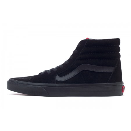 Vans Sk8-Hi Sneakers Μποτάκια Μαύρα, Γκρι Σκούρο
