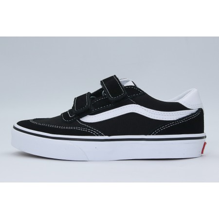 Vans Brooklyn LS V Παιδικά Sneakers Μαύρα, Λευκά