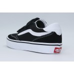Vans Brooklyn LS V Παιδικά Sneakers Μαύρα, Λευκά