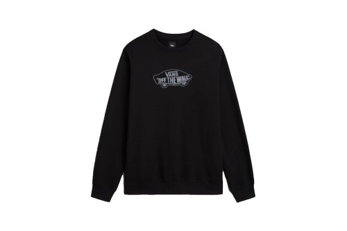 Vans Off The Wall Board Crew-B Μπλούζα Με Λαιμόκοψη Ανδρική (VN000HWTBLK1)