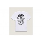 Vans Death Grip Ανδρικό Κοντομάνικο T-Shirt Λευκό