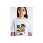 Vans Pizza Me Παιδικό Κοντομάνικο T-Shirt Λευκό