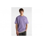 Vans Left Chest Logo II Ανδρικό Κοντομάνικο T-Shirt Μωβ