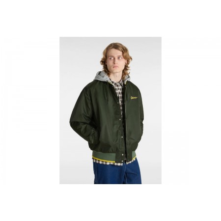 Vans Scripted Hooded Μπουφάν Bomber Ανδρικό 