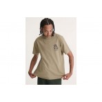 Vans Moving Co Ανδρικό Κοντομάνικο T-Shirt Λαδί