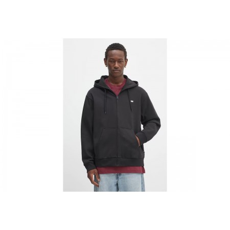 Vans Left Chest Fleeze Ανδρική Ζακέτα με Κουκούλα Μαύρη