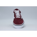 Vans Old Skool Unisex Sneakers Βυσσινί, Λευκά