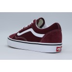 Vans Old Skool Unisex Sneakers Βυσσινί, Λευκά