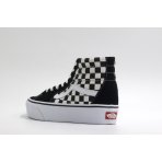 Vans Sk8-Hi Flatform Sneakers Μαύρα, Λευκά