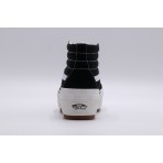 Vans SK8-Hi Stacked Γυναικεία Flatform Μποτάκια Μαύρα, Λευκά