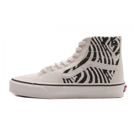 Vans Sk8-Hi Tapered Sneakers Μποτάκια Λευκά, Μαύρα
