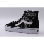 Vans Sk8-Hi Ανδρικά Sneakers Μποτάκια Μαύρα, Λευκά