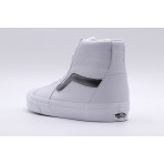 Vans Sk8-Hi Xi Ανδρικά Sneakers Μποτάκια Λευκά, Ασημί