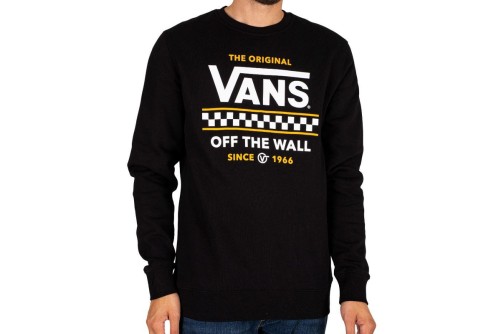 Vans Stackton Crew-B Μπλούζα Με Λαιμόκοψη Ανδρικό (VN0A7Y3VBLK1)