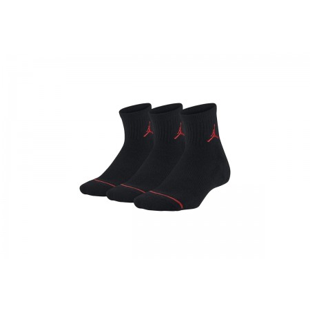 Jordan Jumpman Κοντές Kάλτσες Μαύρες 3 Ζευγάρια