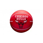 Wilson NBA Dribbler Chicago Bulls Mini Μπάλα Μπάσκετ Κόκκινη
