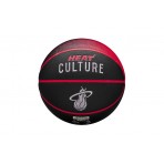 Wilson Miami Heat Μπάλα Μπάσκετ Μαύρη & Κόκκινη